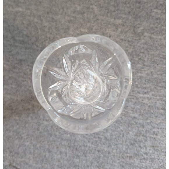 Czech/Bohemian Crystal "Royal Irish" Bud Vase, 6.5" - Picture 3 of 4